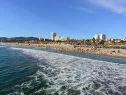 La plage de Santa Monica