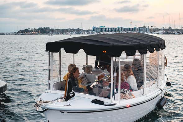 Balade en bateau électrique à Marina del Rey